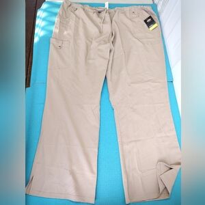 NWT Dickies Womens Xtreme Stretch Scrub Pants Cargo Elastic Waist Drawstring 5XL